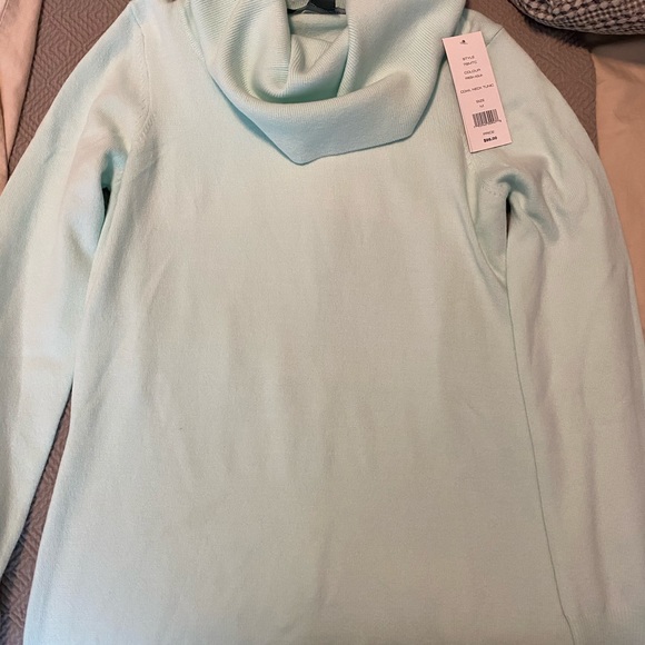 French Connection Sweater Fresh Aqua NWT - Picture 2 of 5